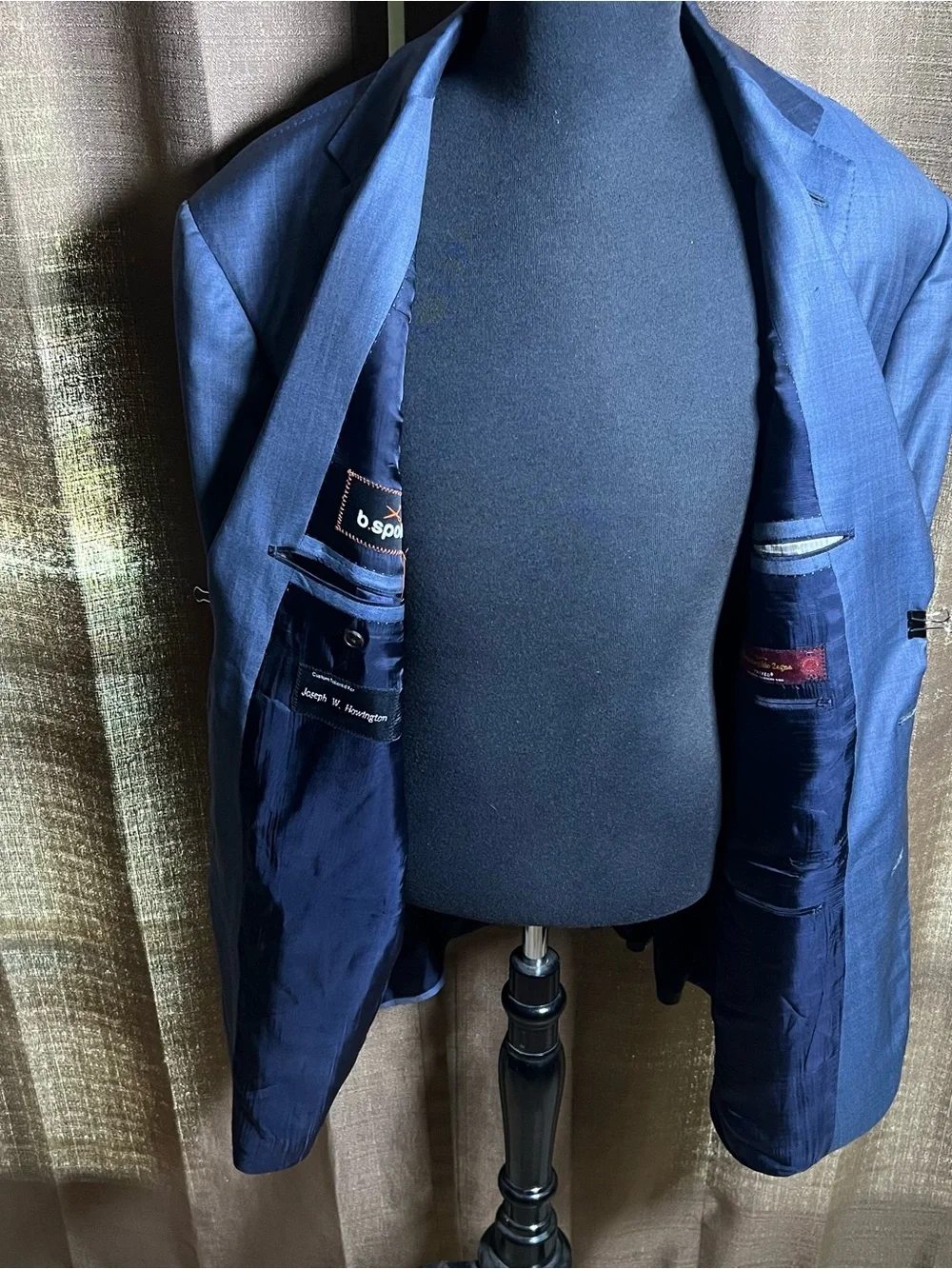Ermenegildo Zegna Trofeo SuperFine Australian Wool Awning Stripe Blazer 48L
